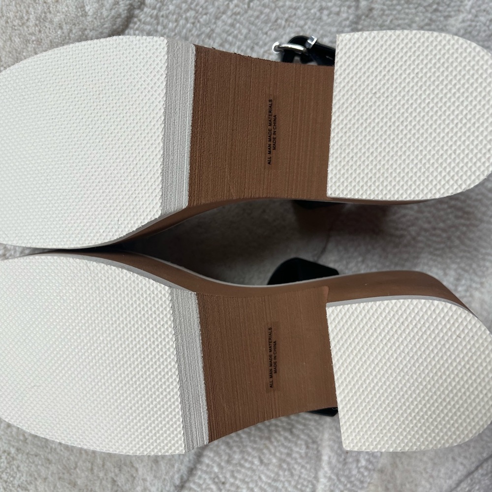 Dolce Vita Nelson Black and Brown Platform Sandals - Picture 10 of 11